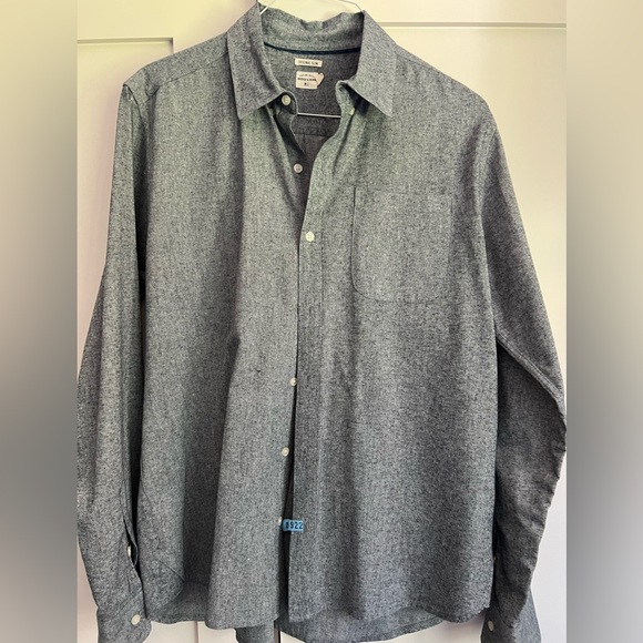 Bridge & Burn Men's Gray Casual Button Down Shirt - Picture 3 of 9